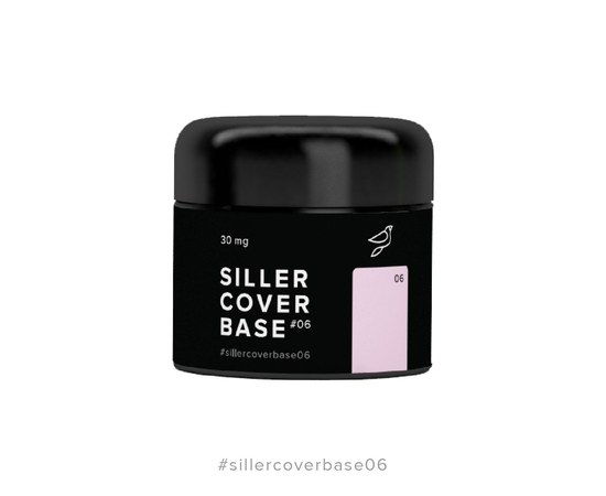 Изображение  Siller Cover Base №6 камуфлирующая база (светло-розовая), 30 мл, Объем (мл, г): 30, Цвет №: 06