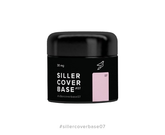 Изображение  Siller Cover Base №7 камуфлирующая база (светло-персиковый), 30 мл, Объем (мл, г): 30, Цвет №: 07