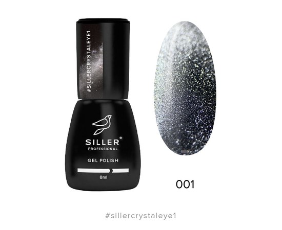 Изображение  Гель-лак для ногтей Siller Professional Crystal eye №01 (хрустальная кошка), 8 мл