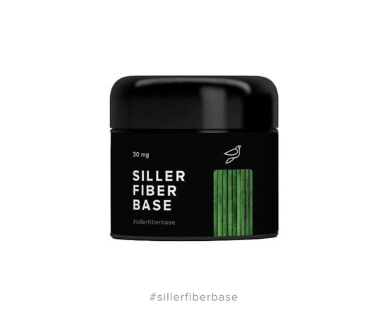 Зображення  Siller Fiber Base база для нігтів з нейлоновими волокнами, 30 мл, Об'єм (мл, г): 30
