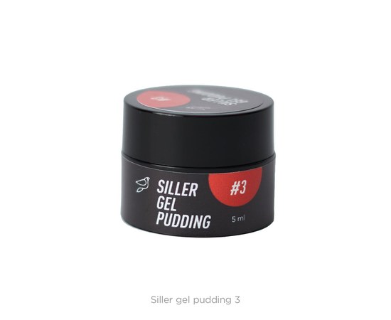 Изображение  Solid gel polish Siller Gel Pudding No. 3 (red), 5 ml, Volume (ml, g): 5, Color No.: 3