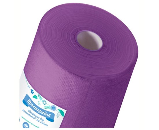 Изображение  Простыни Doily 0,6х100 м (1 рул) фиолетовый