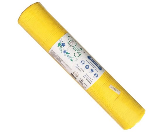 Изображение 2 Sheets Doily 0.6x100 m (1 roll) yellow, Sheet size: 60cm*100m, Options: Yellow