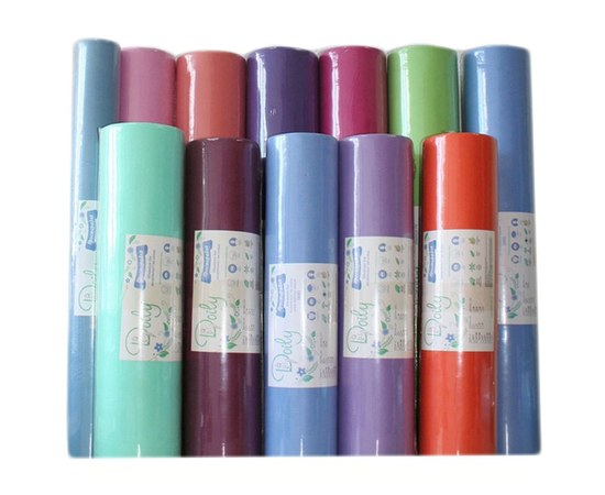Изображение 3 Sheets Doily 0.6x100 m (1 roll) yellow, Sheet size: 60cm*100m, Options: Yellow