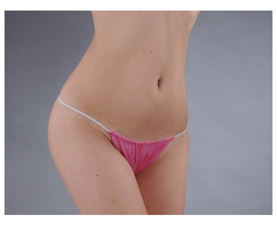 Изображение  Panties-thongs Doily (50 pcspack) from spunbond pink Women's