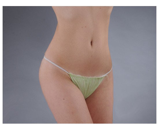 Изображение  Panties-thongs Doily (50 pcspack) from spunbond mint Women's