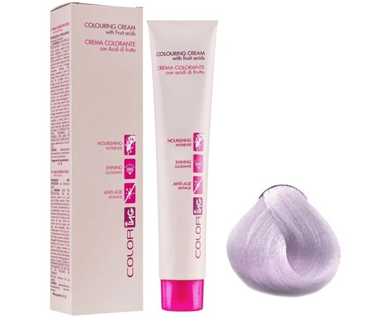 Изображение  Cream-color for hair ING Prof Coloring Cream 100 ml 12.21 ultra blond violet-ash, Volume (ml, g): 100, Color No.: 12.21