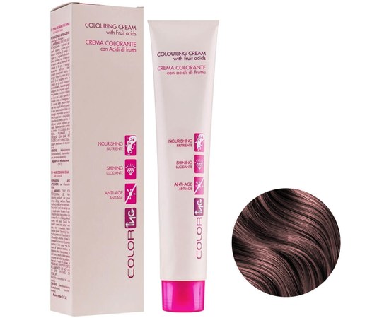Изображение  Cream hair dye ING Prof Coloring Cream 100 ml 2.22 intense sparkling brunette, Volume (ml, g): 100, Color No.: 2.22