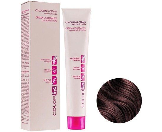 Зображення  Крем-фарба для волосся ING Prof Colouring Cream 3 темно-каштановий 100мл, Об'єм (мл, г): 100, Цвет №: 3