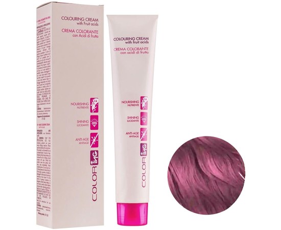 Зображення  Крем-фарба для волосся ING Prof Colouring Cream 4.22 інтенсивний іскристий каштан 100мл, Об'єм (мл, г): 100, Цвет №: 4.22