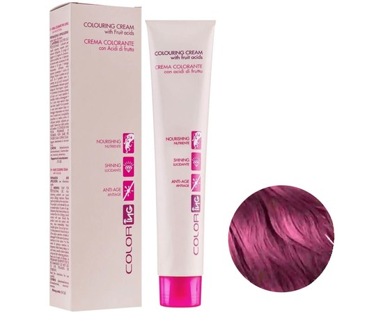 Изображение  Крем-краска для волос ING Prof Colouring Cream 100 мл 4.62 красный каштановый ирис, Объем (мл, г): 100, Цвет №: 4.62