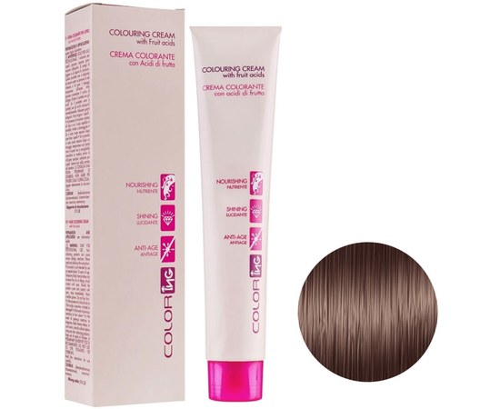 Изображение  Cream hair dye ING Prof Coloring Cream 100 ml 5 light chestnut, Volume (ml, g): 100, Color No.: 5