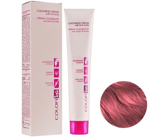 Изображение  Cream-color for hair ING Prof Coloring Cream 100 ml 5.55 light chestnut mahogany intensive, Volume (ml, g): 100, Color No.: 5.55