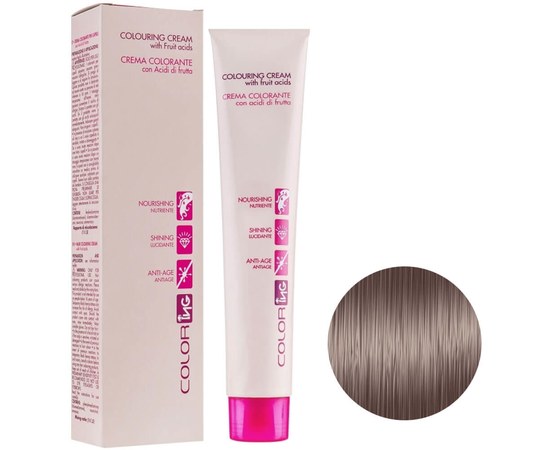 Зображення  Крем-фарба для волосся ING Prof Colouring Cream 6 M темно-русявий матовий 100мл, Об'єм (мл, г): 100, Цвет №: 6 M