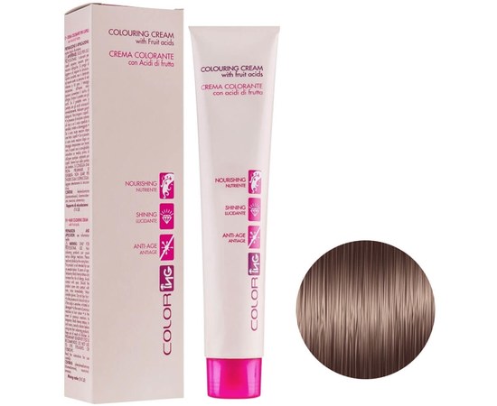 Изображение  Крем краска для волос ING Prof Colouring Cream 6.03 темно-русый натур. шоколад 100мл