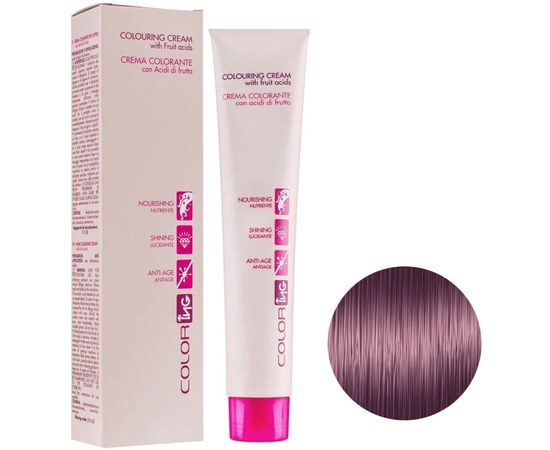 Зображення  Крем-фарба для волосся ING Prof Colouring Cream 6.22 інтенсивний іскристий темний блондин 100мл, Об'єм (мл, г): 100, Цвет №: 6.22