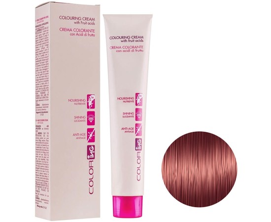 Зображення  Крем-фарба для волосся ING Prof Colouring Cream 6.4 темно-русявий мідний 100мл, Об'єм (мл, г): 100, Цвет №: 6.4