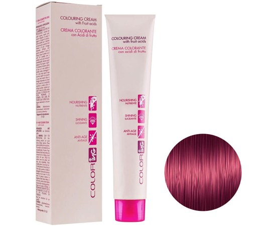 Зображення  Крем-фарба для волосся ING Prof Colouring Cream 6.5 темно-русявий махагон 100мл, Об'єм (мл, г): 100, Цвет №: 6.5