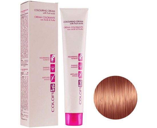 Зображення  Крем-фарба для волосся ING Prof Colouring Cream 7.43 русявий мідний золотистий 100мл, Об'єм (мл, г): 100, Цвет №: 7.43