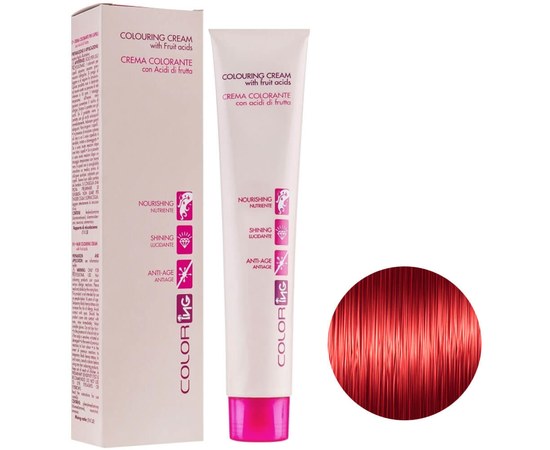 Изображение  Cream-color for hair ING Prof Coloring Cream 100 ml 7.66 red blond intensive, Volume (ml, g): 100, Color No.: 7.66