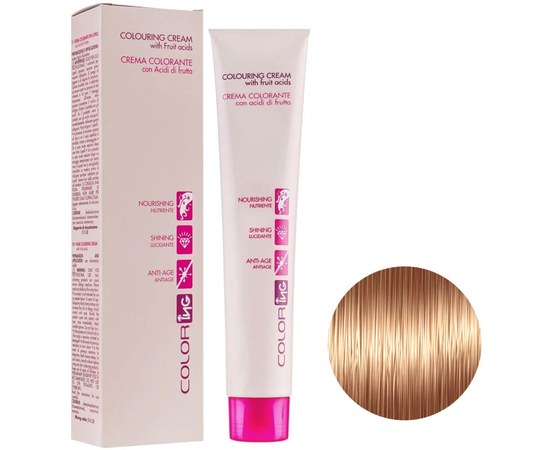 Зображення  Крем-фарба для волосся ING Prof Colouring Cream 8.33 світло-русявий золотистий теплий 100мл, Об'єм (мл, г): 100, Цвет №: 8.33