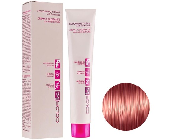 Зображення  Крем-фарба для волосся ING Prof Colouring Cream 8.52 світло-русявий махагон ірис 100мл, Об'єм (мл, г): 100, Цвет №: 8.52