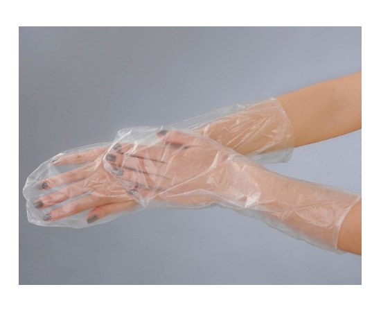 Изображение  Bags for hand paraffin therapy Doily 15x40 cm (50 pcs/pack) made of transparent polyethylene