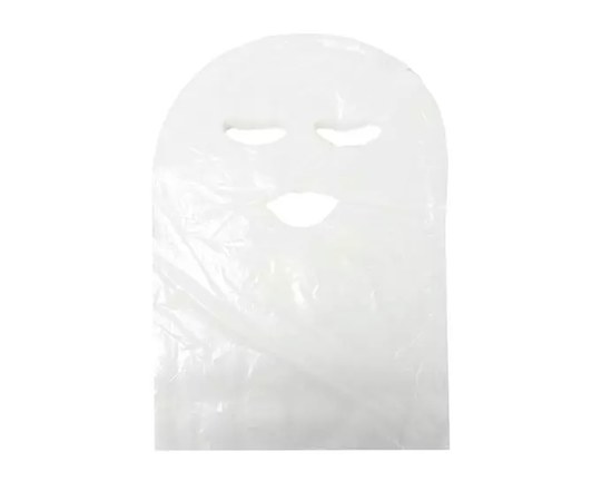 Изображение  Mask-napkin cosmetologist for face and neck Doily (50 pcs / pack) from spunlace smooth