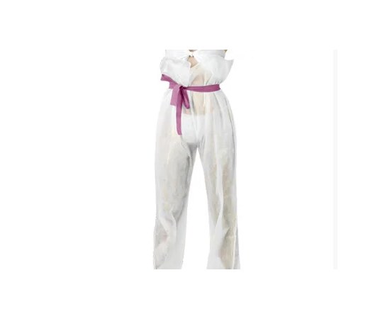 Изображение  Pressotherapy pants with a drawstring Doily (1 pcs / pack) from spunbond L/XL white