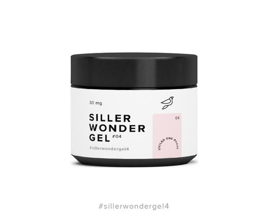 Зображення  Siller Wonder Gel №4 гель (рожево-бежевий), 30 мг, Об'єм (мл, г): 30, Цвет №: 04