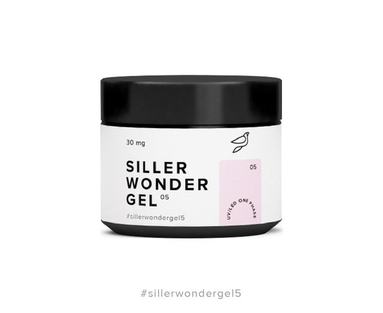 Зображення  Siller Wonder Gel №5 гель (світло-рожевий), 30 мг, Об'єм (мл, г): 30, Цвет №: 05
