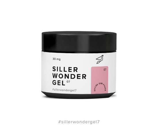 Изображение  Siller Wonder Gel №7 гель (темный розово-бежевый), 30 мг, Объем (мл, г): 30, Цвет №: 07
