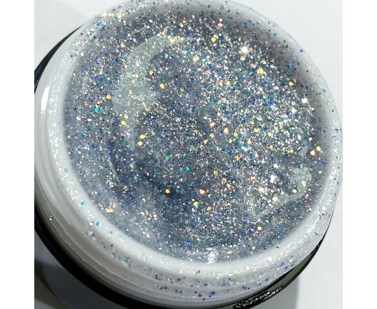 Изображение  Glitter gel for nails Saga Glitter Gel Opal 8 ml, № 06, Volume (ml, g): 8, Color No.: 6