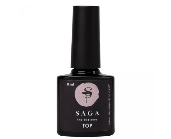Изображение  Top for gel polish without a sticky layer Saga Professional Top №ONE, 8 ml