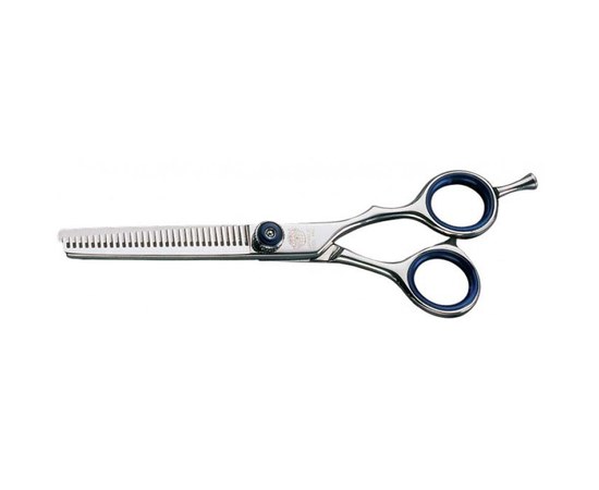 Изображение  Hairdressing scissors thinning Kiepe Blue Fire 221/6