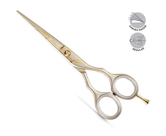 Изображение  Hairdressing scissors Kiepe LUXURY GOLD 2451/5.5