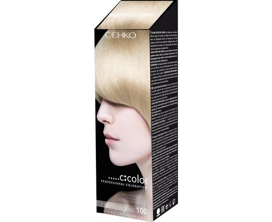 Зображення  Крем-фарба для волосся в наборі C:EHKO C:Color 100 шампань