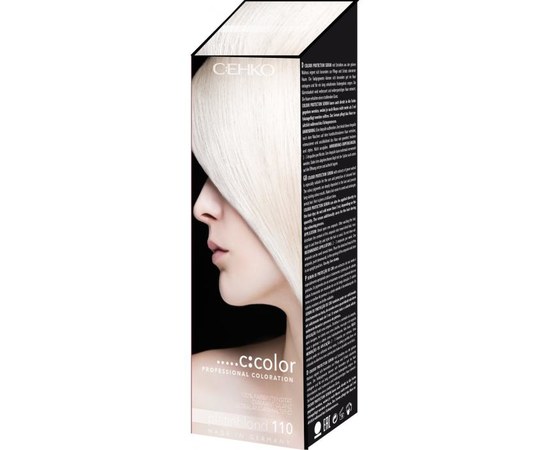 Изображение  Крем-краска для волос в наборе C:EHKO C:Color 110 платиновый блондин