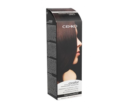 Изображение  Cream hair color in the set C:EHKO C:Color 57 dark chocolate