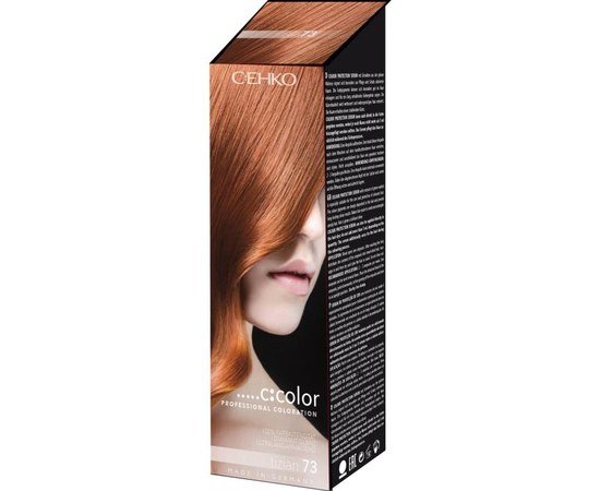 Зображення  Крем-фарба для волосся в наборі C:EHKO C:Color 73 мідний / тіціан