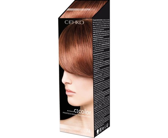 Изображение  Крем-краска для волос в наборе C:EHKO C:Color 74 мускат