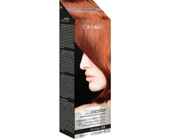 Изображение  Крем-краска для волос в наборе C:EHKO C:Color 84 янтарь