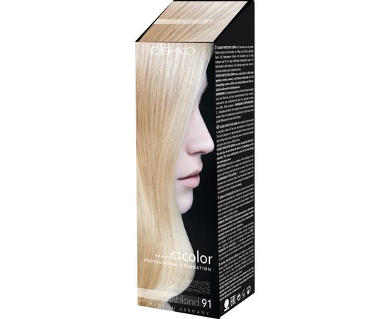 Изображение  Cream hair color in the set C:EHKO C:Color 91 pearl blond