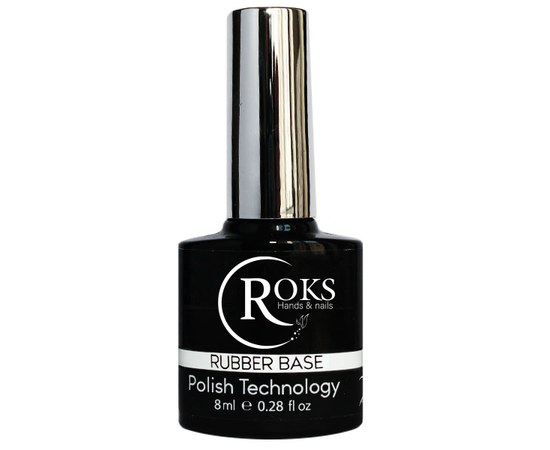 Изображение  Base for gel polish Roks Rubber Base, 8 ml, Volume (ml, g): 8