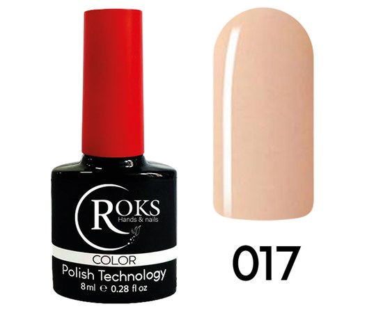 Зображення  Гель лак для нігтів Roks 8 мл, № 17, Об'єм (мл, г): 8, Цвет №: 017