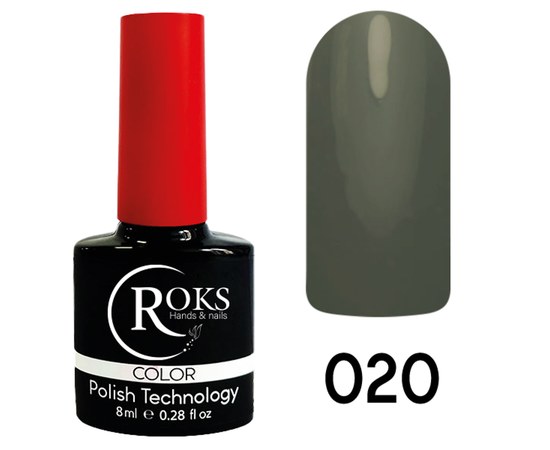 Изображение  Гель-лак для ногтей Roks 8 мл, № 20, Объем (мл, г): 8, Цвет №: 020