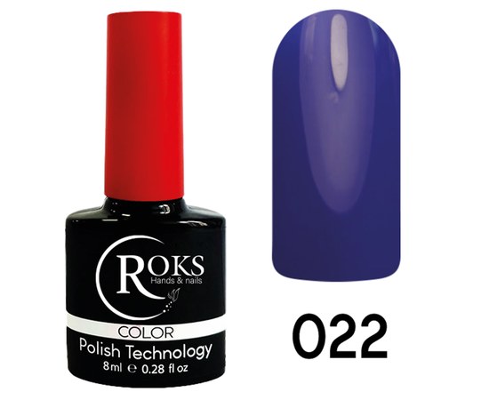 Изображение  Гель-лак для ногтей Roks 8 мл, № 22, Объем (мл, г): 8, Цвет №: 022