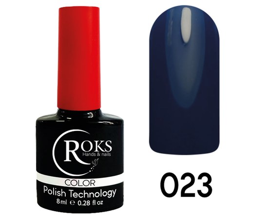 Изображение  Гель-лак для ногтей Roks 8 мл, № 23, Объем (мл, г): 8, Цвет №: 023