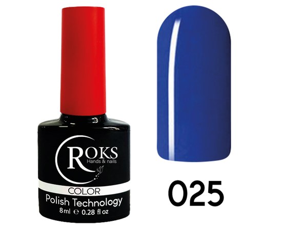 Изображение  Гель-лак для ногтей Roks 8 мл, № 25, Объем (мл, г): 8, Цвет №: 025