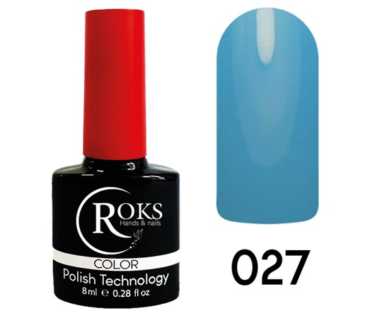 Изображение  Гель-лак для ногтей Roks 8 мл, № 27, Объем (мл, г): 8, Цвет №: 027